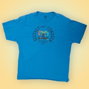 DC Shoe Blue XL T-Shirt